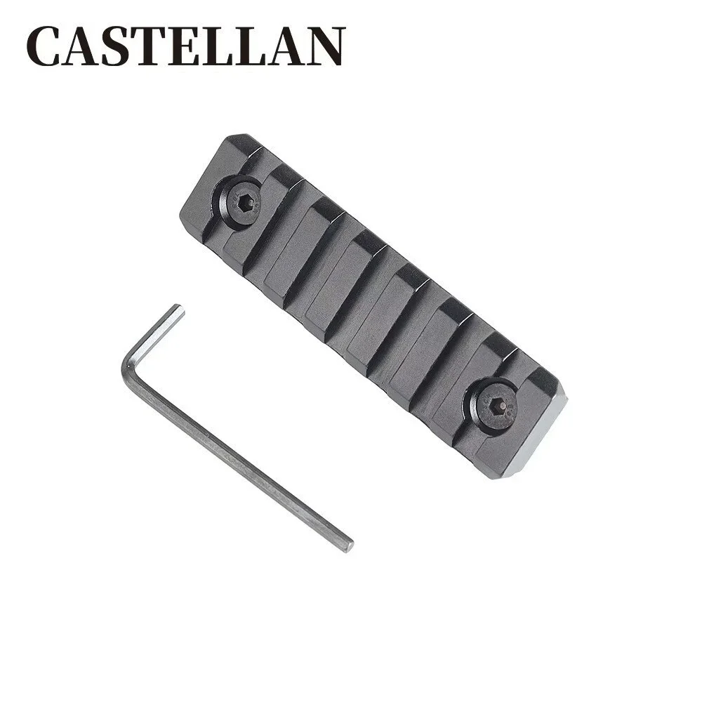 Heavy-Duty Aluminum 7-Slot Single-Sided Rail Accessory Set